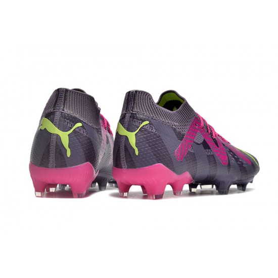 Puma Future Ultimate Firm Ground Men Purple Green Football Shoes