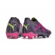 Puma Future Ultimate Firm Ground Men Purple Green Football Shoes