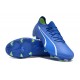 Puma Ultra Ultimate Firm Ground Men Blue White Football Shoes