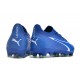 Puma Ultra Ultimate Firm Ground Men Blue White Football Shoes