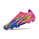 Puma Ultra Ultimate Firm Ground Men Pink Blue Football Shoes