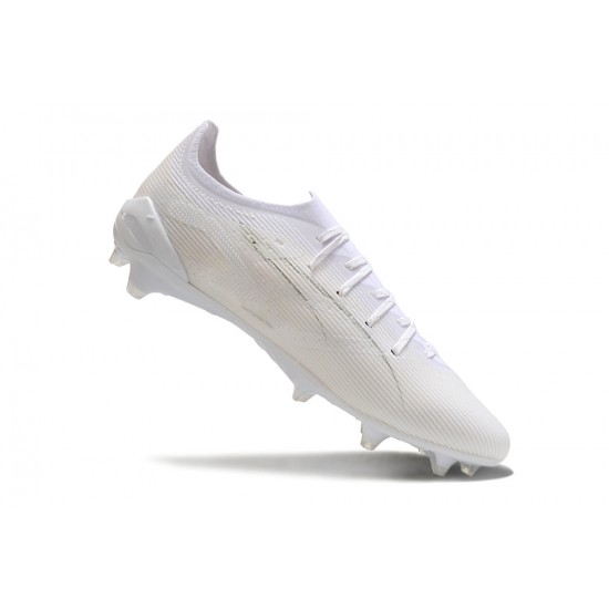 Puma Ultra Ultimate Firm Ground Men White Football Shoes