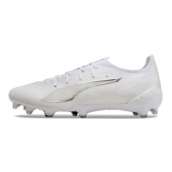 Puma Ultra Ultimate Firm Ground Men White Football Shoes