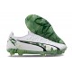 Puma Ultra Ultimate Firm Ground Men White and Green Football Shoes