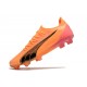 Puma Ultra Ultimate Firm Ground Men Orange Black Football Shoes