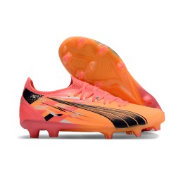 Puma Ultra Ultimate Firm Ground Men Orange Pink Football Shoes