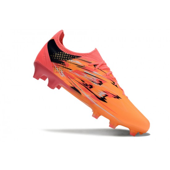 Puma Ultra Ultimate Firm Ground Men Orange Pink Football Shoes