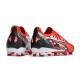 Puma Ultra Ultimate Firm Ground Men Red Black Football Shoes