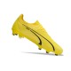 Puma Ultra Ultimate Firm Ground Men Yellow White Football Shoes