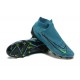 Nike Phantom GX Elite FG High Top Football Boots & Shoes Deep Blue Black