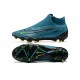 Nike Phantom GX Elite FG High Top Football Boots & Shoes Deep Blue Black