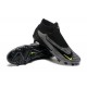 Nike Phantom GX Elite FG High Top Football Boots & Shoes Grey Black Yellow