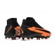 Nike Phantom GX Elite FG High Top Football Boots & Shoes Orange Black