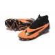 Nike Phantom GX Elite FG High Top Football Boots & Shoes Orange Black