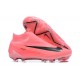 Nike Phantom GX Elite FG High Top Football Boots & Shoes Pink Black