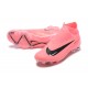 Nike Phantom GX Elite FG High Top Football Boots & Shoes Pink Black