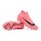 Nike Phantom GX Elite FG High Top Football Boots & Shoes Pink Black