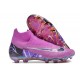 Nike Phantom GX Elite FG High Top Football Boots & Shoes Purple Black