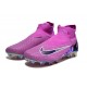 Nike Phantom GX Elite FG High Top Football Boots & Shoes Purple Black