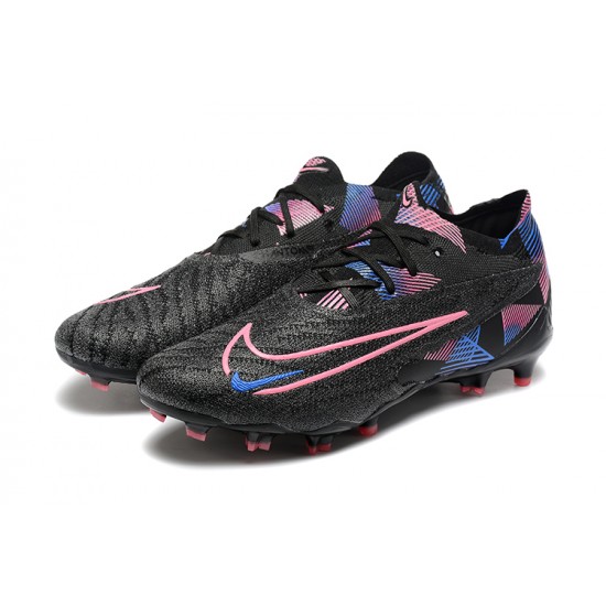 Nike Phantom GX Elite FG Low Football Boots & Shoes Black Pink