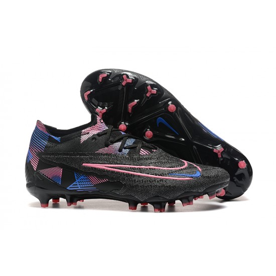 Nike Phantom GX Elite FG Low Football Boots & Shoes Black Pink