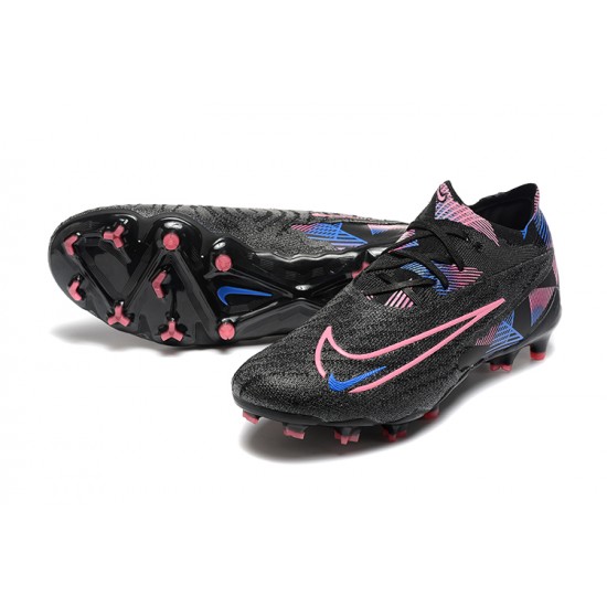 Nike Phantom GX Elite FG Low Football Boots & Shoes Black Pink