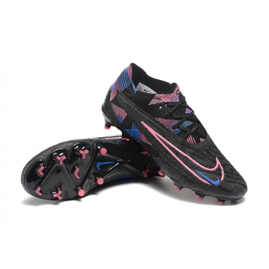 Nike Phantom GX Elite FG Low Football Boots & Shoes Black Pink