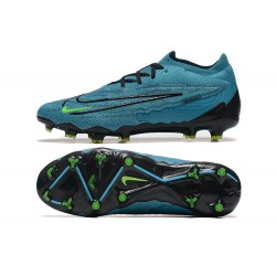 Nike Phantom GX Elite FG Low Football Boots & Shoes Blue Black Green 