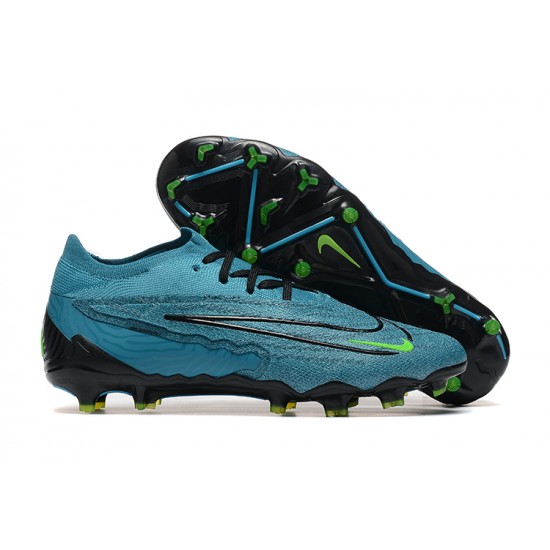 Nike Phantom GX Elite FG Low Football Boots & Shoes Blue Black Green