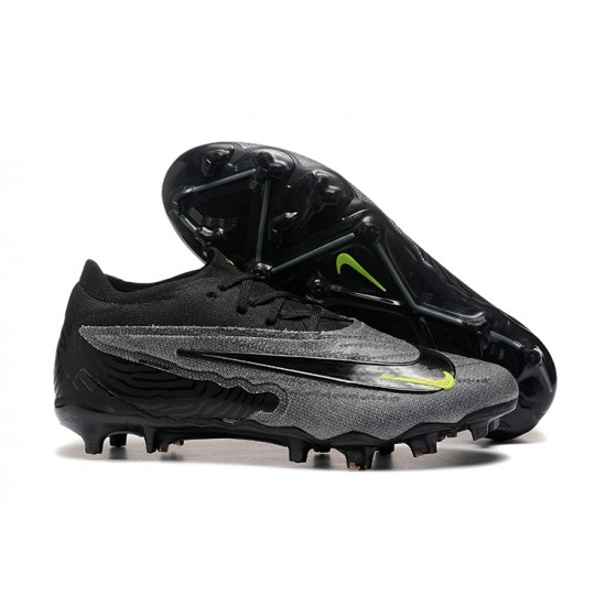 Nike Phantom GX Elite FG Low Football Boots & Shoes Grey Black