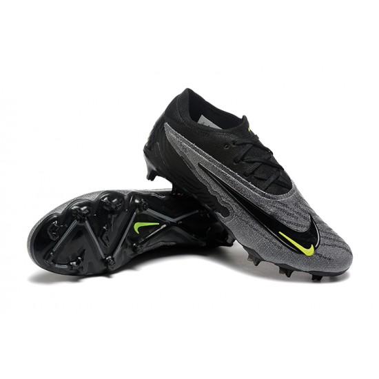 Nike Phantom GX Elite FG Low Football Boots & Shoes Grey Black