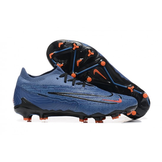 Nike Phantom GX Elite FG Low Football Boots & Shoes Ltblue Orange Black