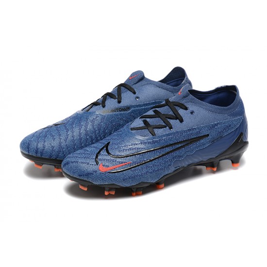 Nike Phantom GX Elite FG Low Football Boots & Shoes Ltblue Orange Black