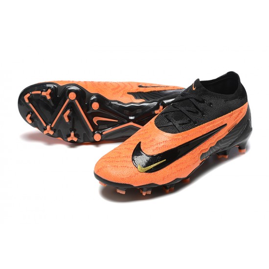 Nike Phantom GX Elite FG Low Football Boots & Shoes Orange Black