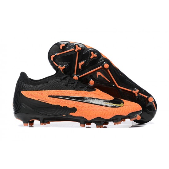 Nike Phantom GX Elite FG Low Football Boots & Shoes Orange Black