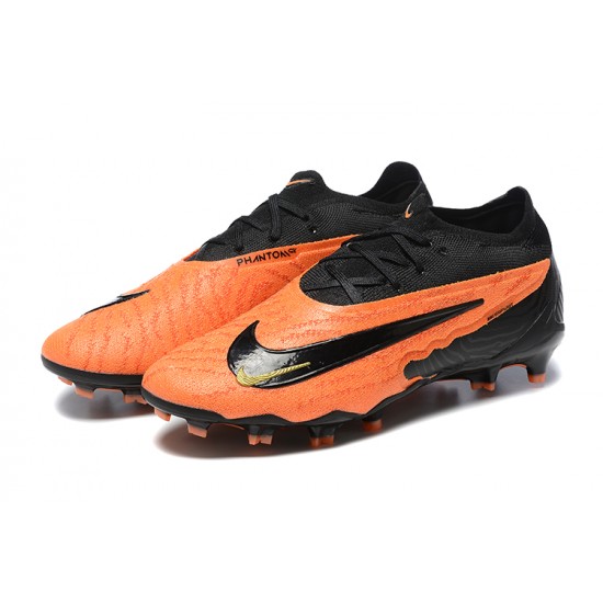 Nike Phantom GX Elite FG Low Football Boots & Shoes Orange Black