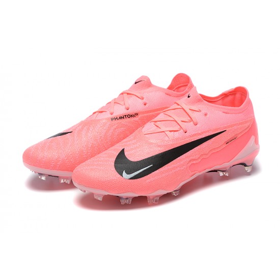 Nike Phantom GX Elite FG Low Football Boots & Shoes Pink Black