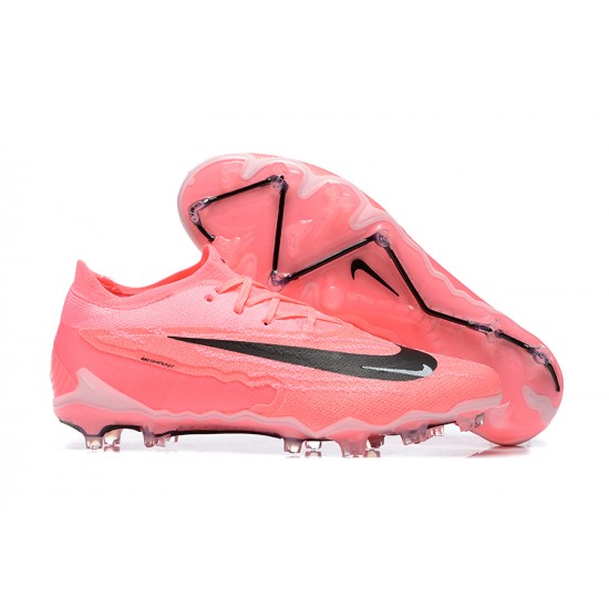 Nike Phantom GX Elite FG Low Football Boots & Shoes Pink Black