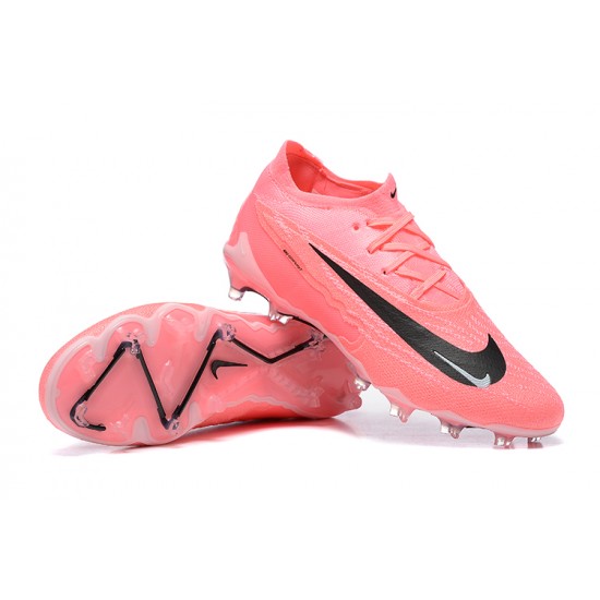 Nike Phantom GX Elite FG Low Football Boots & Shoes Pink Black