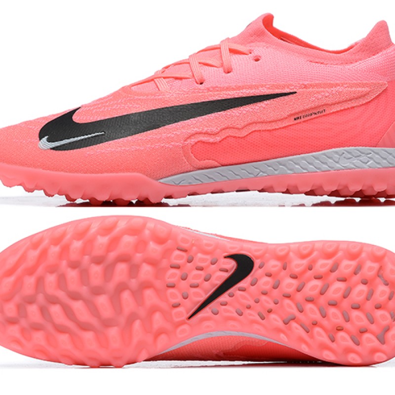 Nike Phantom GX Elite TF Low Football Boots & Shoes Peach Black Grey 