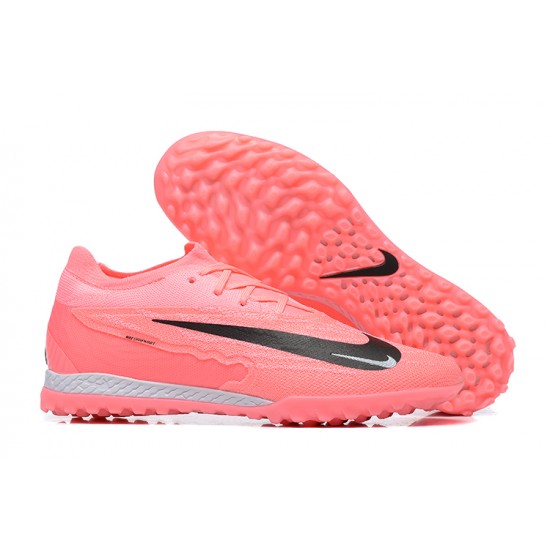 Nike Phantom GX Elite TF Low Football Boots & Shoes Peach Black Grey