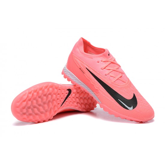 Nike Phantom GX Elite TF Low Football Boots & Shoes Peach Black Grey