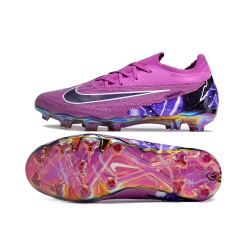 Nike Phantom GX Elite TF Low Football Boots & Shoes Purple Black White