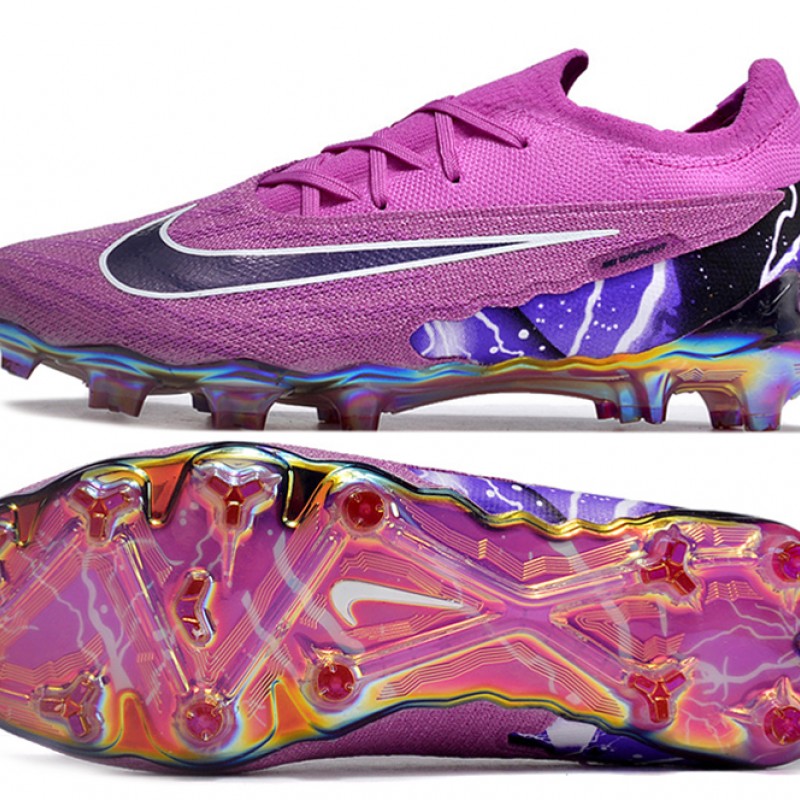 Nike Phantom GX Elite TF Low Football Boots & Shoes Purple Black White