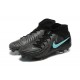 Nike Phantom Luna Elite FG Black Ltblue High Football Boots & Shoes