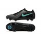 Nike Phantom Luna Elite FG Black Ltblue Low Football Boots & Shoes