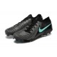 Nike Phantom Luna Elite FG Black Ltblue Low Football Boots & Shoes