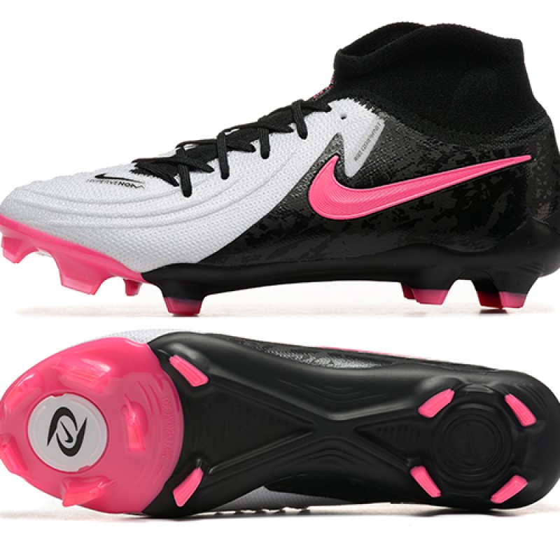 Nike Phantom Luna Elite FG Black Pink White Football Boots & Shoes