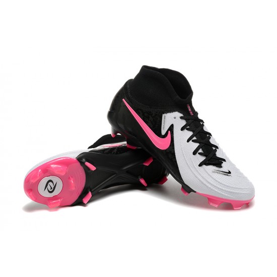 Nike Phantom Luna Elite FG Black Pink White Football Boots & Shoes