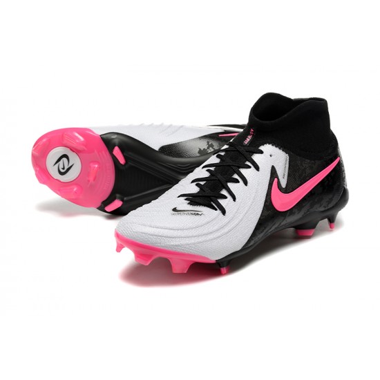 Nike Phantom Luna Elite FG Black Pink White Football Boots & Shoes